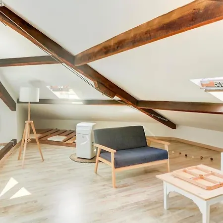 Joli Loft Mansarde Daire *